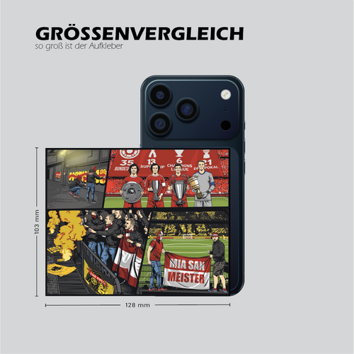 ANTI DORTMUND - Größenvergleich