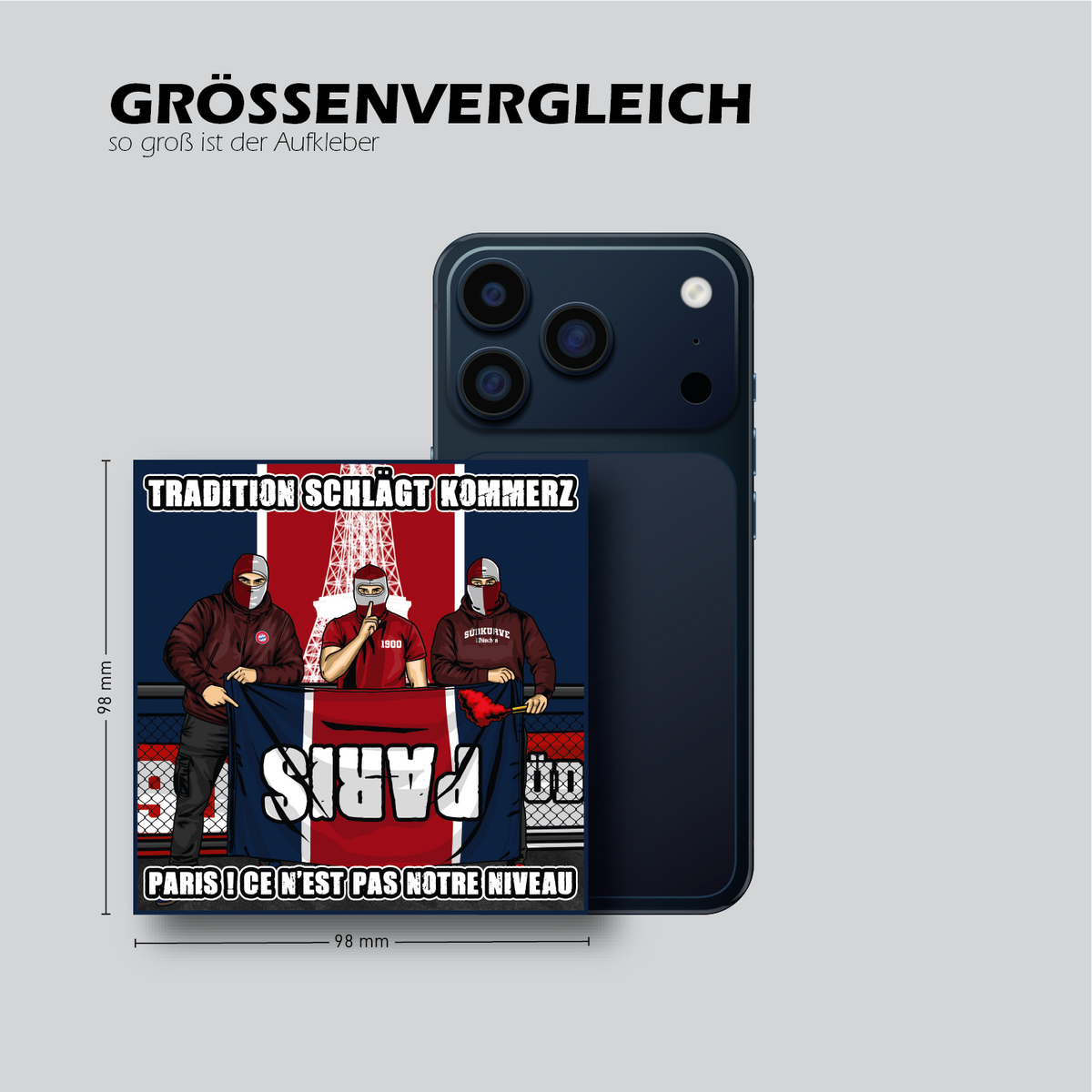 ANTI PARIS - Größenvergelich