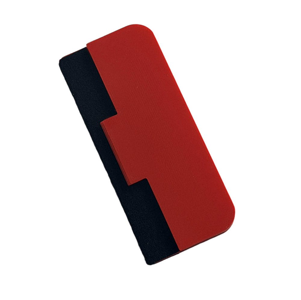 AUFKLEBERSTABPLATTE - rot