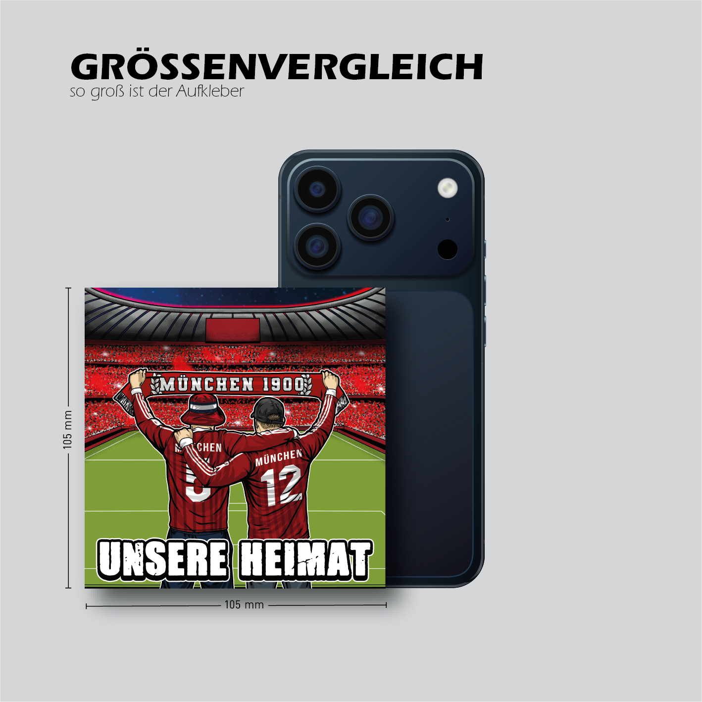 UNSERE HEIMAT - Größenvergleich